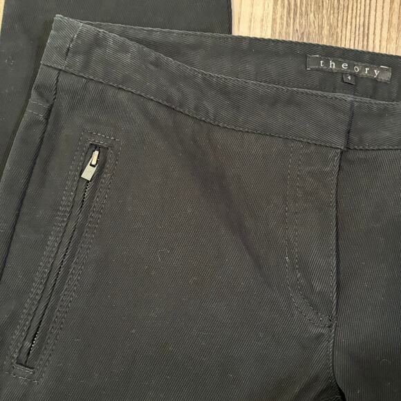 Theory Black Workwear Skinny Pant - size 4 - Picture 4 of 9